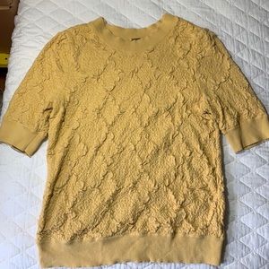 Free People textured Eden top in yellow